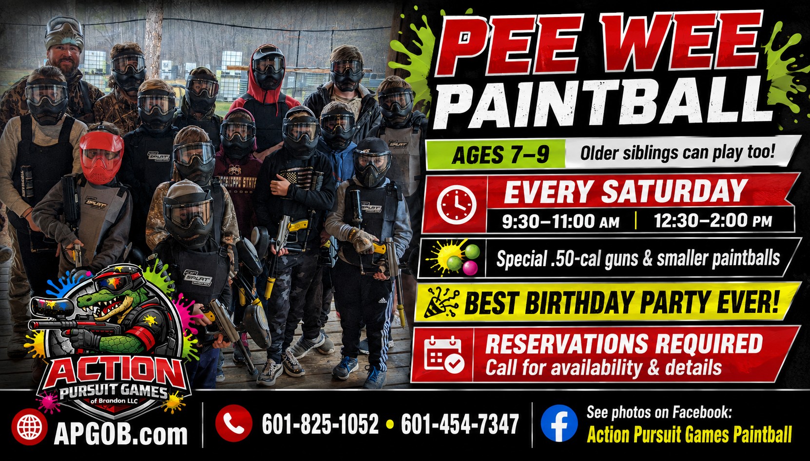 Pee Wee Paintball
